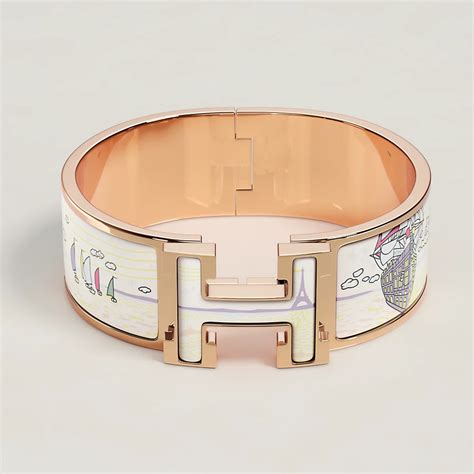 il bracciale clic clac di hermes va portato solo|hermes h bracelet size guide.